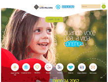 Tablet Screenshot of hospitaldocancer.org.br